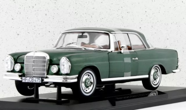 MB Mercedes Benz 250 SE Coupe (W111) - 1969 - DB834 Greenmetallic - Norev 1:18