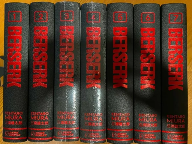 Berserk Deluxe Edition Volumes 1 2 & 3 Kentaro Miura Dark Horse Factory  Sealed