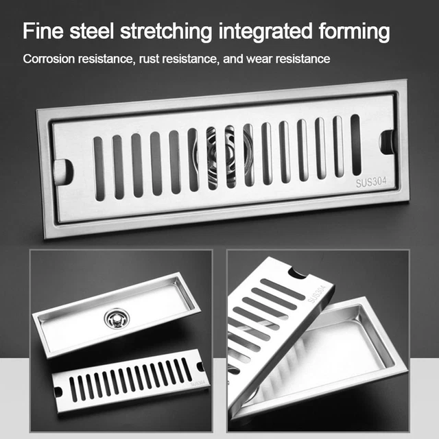 20-50cm with Strainer Cover Shower Floor Drain Linear Floor Drain