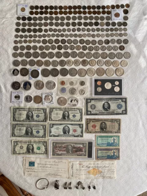 Gold, Silver, Collector/Investor US Coin Lot: Rare Dates, Types, 83-CC Morgan $