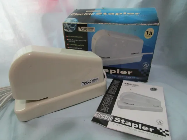 Trend Model H-1380 ELECTRIC STAPLER up to 15 sheets of paper*