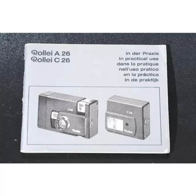 ROLLEI A 26/C 26 En El Práctica - Manual - Instrucciones de Uso