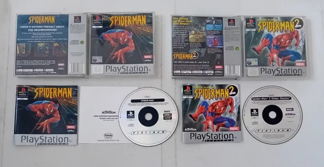 SPIDER-MAN 2 ENTER ELECTRO COMPLET SONY PS1 PAL UK CIB OVP Spiderman II