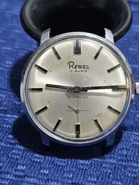 Orologio Rewel Peseux 330 Vintage Uomo Swiss