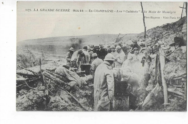 Guerre 1914 En Champagne  Les Vuistots A La Main De Massiges