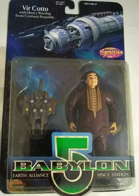 Vintage 1997 Babylon 5 Vir Cotto W/ Heavy Warship From Centauri new sealed rare