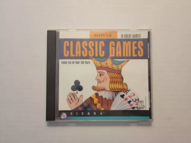 Hoyle Classic Games Sierra PC CD ROM Game (1998, Windows 95) FREE SHIP