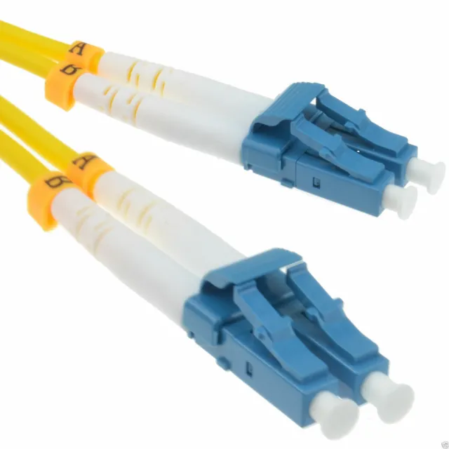 OS2 Jaune Fibre Optique LC Simple Mode 5 125 Brassage Lszh Câble 3M