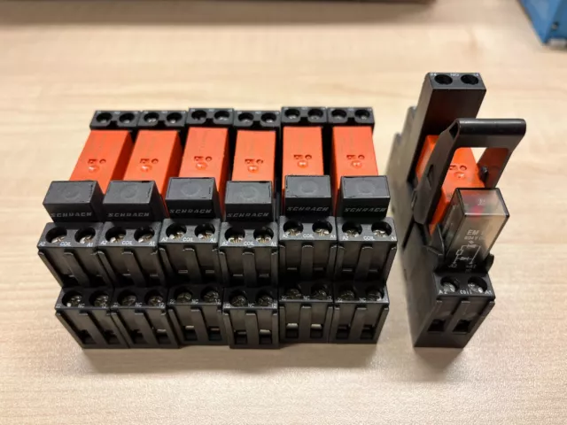 Lot De 10 Modules LED Schrack RPM LO 730 - 110V-230V AC/DC - Enfichable - Neuf