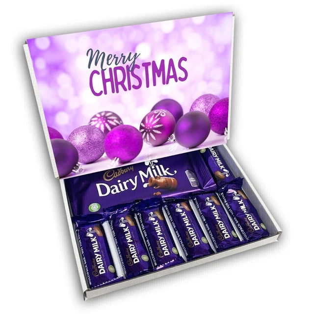 CADBURYS DAIRY MILK Chocolate Bars Gift Box Hamper Christmas Present
