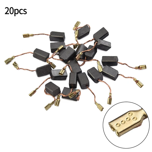 20x 6 8 14mm Moteur Balais de Carbone Ensemble Outil for Electric Perceuse Angle
