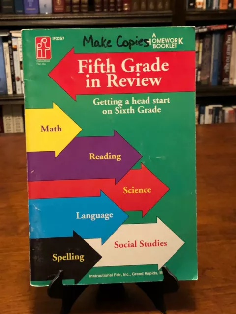 FIFTH GRADE IN REVIEW: Getting A Head Start on 6th Grade by Bill Linderman (VG)