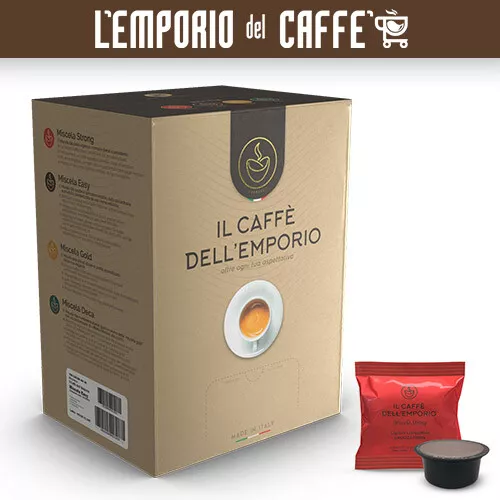 80 Capsules Il Caffè Dell'Emporio Compatible Lavazza Firma Strong Rouge