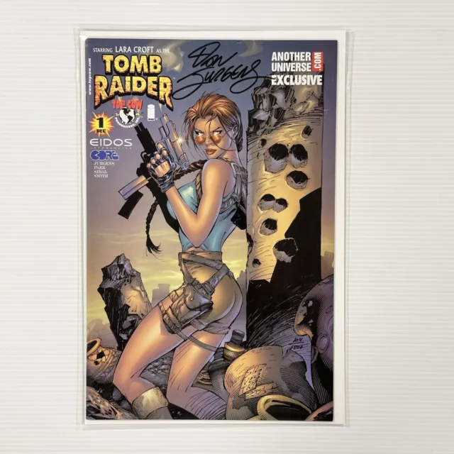 Tomb Raider #1 NM Signed by Dan Jurgens Dynamic Forces 104/1500