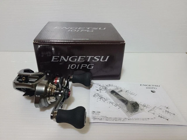 【美品】SHIMANO 101PG SHIMANO 21 ENGETSU 101Pg Left Handle Used Only Once $333.37
