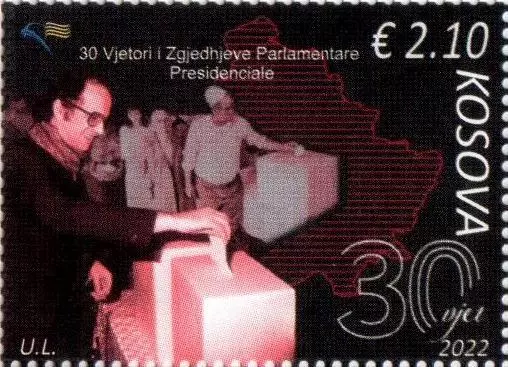 Kosovo Stamps 2022. 30th ann. of Elections. Set MNH