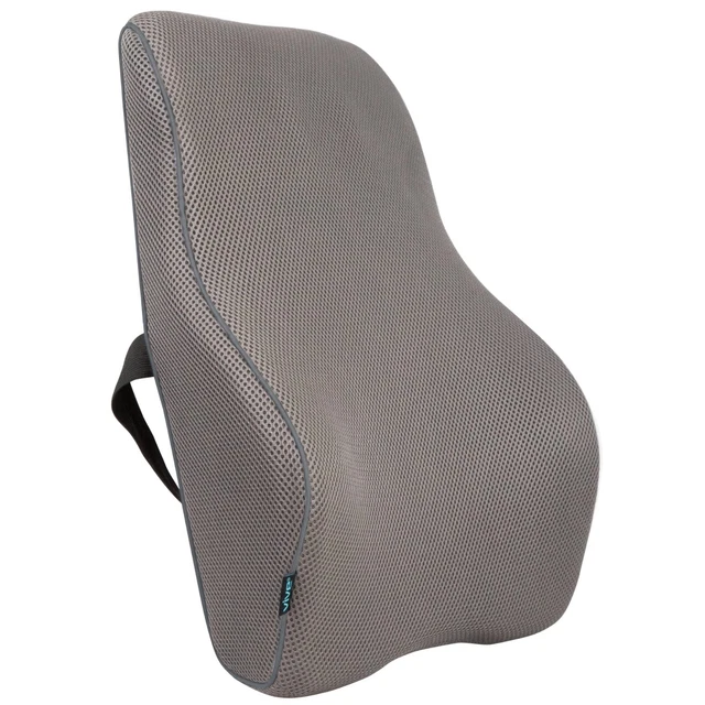 Vive Full Lumbar Pillow - Memory Foam Contour Support Cushion for Lower Back ...