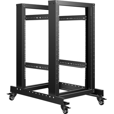 482mm Rack VEVOR OPEN FRAME Server Rack Network Server Rack 15U 4 Post 19