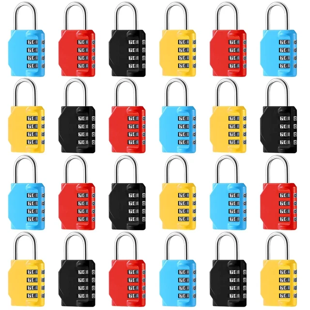 Combination Lock 4 Digit Outdoor Waterproof Padlock Locker Lock Combo Lock
