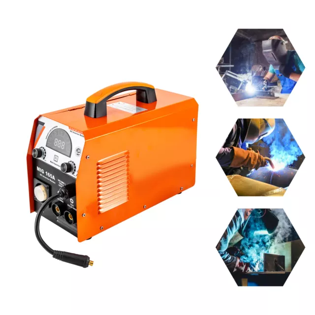 Stainless Steel Digital MIG Welder TIG Torch/Stick/Arc Welding Machine 3-IN-1
