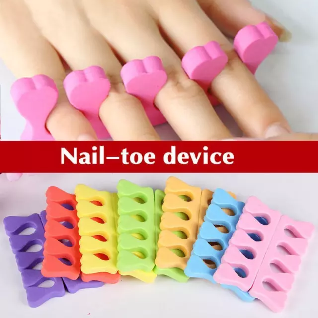 1PC Soft Sponge Foam Finger Toe Separator Nail Salon Tool Pedicure F5D6