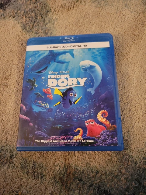 Finding Dory - Blu-Ray + DVD - Disney Pixar - No Digital Code - Tested  - Works
