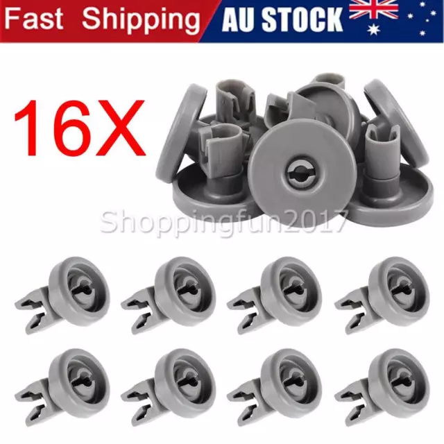 8X Upper + 8x Lower Basket Wheels For Dishlex DX103WK DX203SK WDF901SA WDF901WA