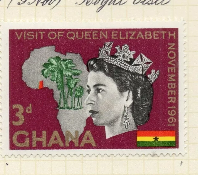 Ghana 1961 Early Issue Fine Mint Hinged 3d. NW-167811