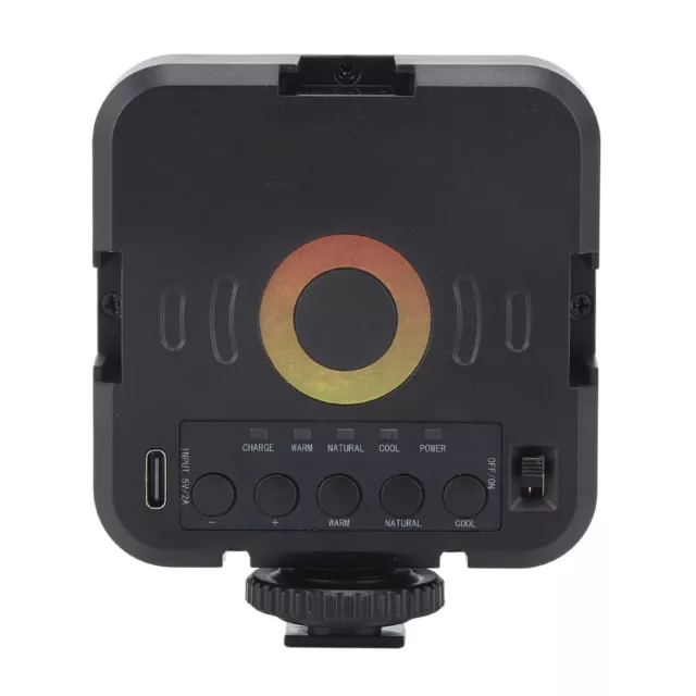 Luces de video RGB a todo color luz LED portátil para cámara con 1200 mAh recargable