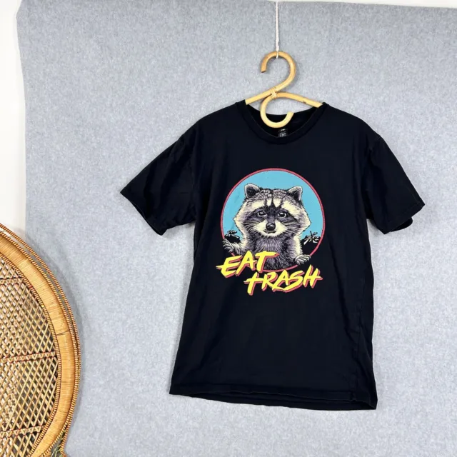 AS Colour T Shirt Short Sleeve Size L Mens Eat Trash Raccoon Trash Panda Print