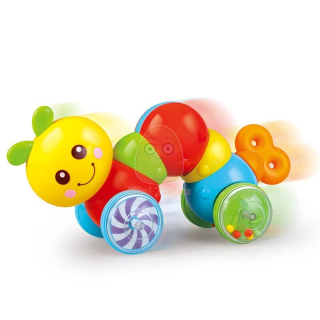 Press and Go Wind up Walking Crawling Toys For Toddlers Baby Early Education Toy