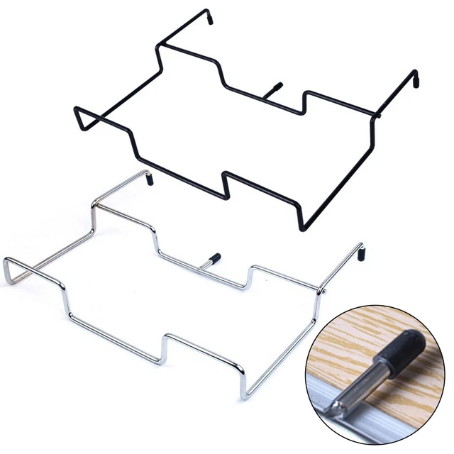 Support Suspendu Tasses Et Assiettes En Acier Inoxydable - Range Vaisselle Pratique 6 Tasses + 5 Assiettes