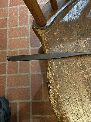Early American Forged Hand Wrought Iron Roasting Fork 1800's