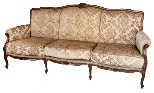 Beautiful Louis XV Sofa Made of Hardwood and fine fabrics. Newly crafted!