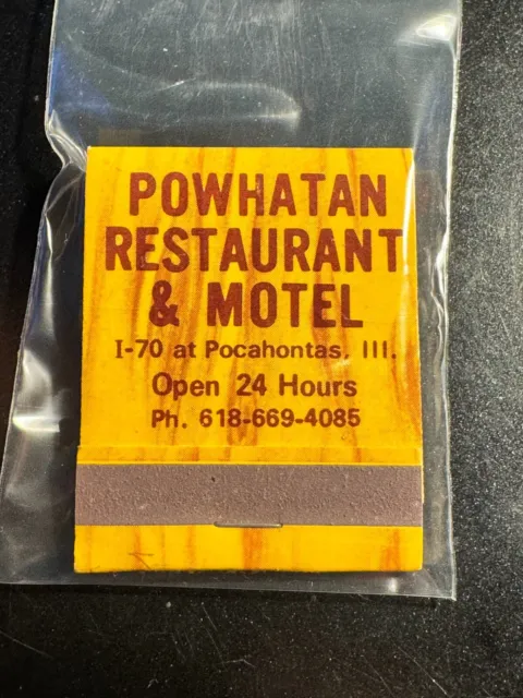 Matchbook - Powhatan Restaurant & Motel - Pocahontas, Il - Unstruck!