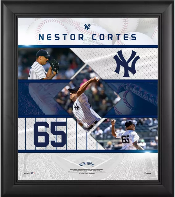 Nestor Cortes New York Yankees Framed 15" x 17" Stitched Stars Collage