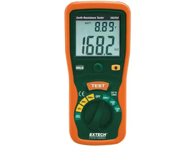 Extech 382252 - Earth Ground Resistance Tester Kit