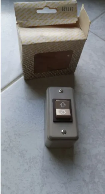 Interrupteur à clé Somfy pour 1 moteur | en saillie