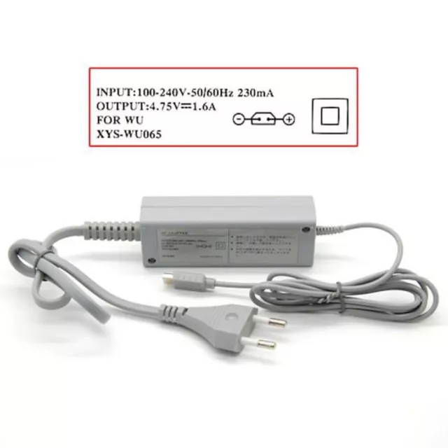 Adaptateur Secteur Alimentation pour Nitendo WII U Gamepad 2