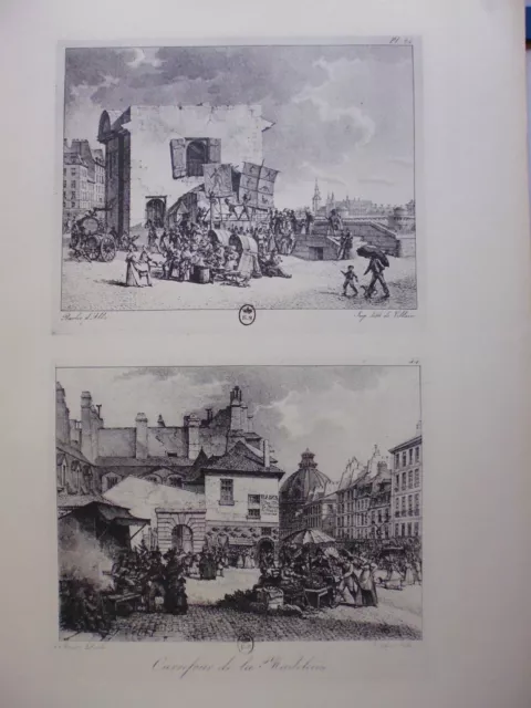 gravure in folio:Pompe du quai de l'école/carrefour de la MADELAINE par BACLER