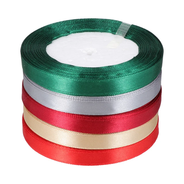 5 Rolls Christmas Gift Wrapping Weihnachtsbaumschleifen Geschenk Verpackung Band