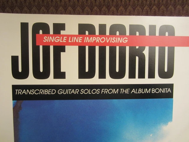 アート・デザイン・音楽 Single Line Improvising Joe Diorio Single Line Improvising Joe Diorio