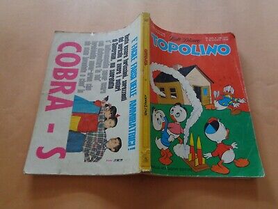 Topolino N° 653 Originale Mondadori Disney Molto Buono 1968 Bollini