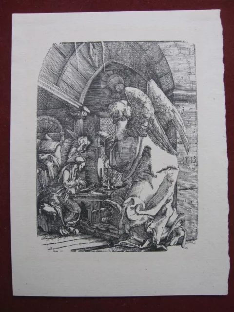 Albrecht Altdorfer: Verkündigung Mariae 1513/Annunciation Print Holzschnitt