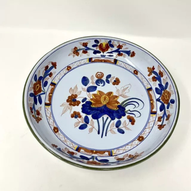 Vintage Tiffany & Co. Italian Hand Painted Bowl Faience Floral Pattern