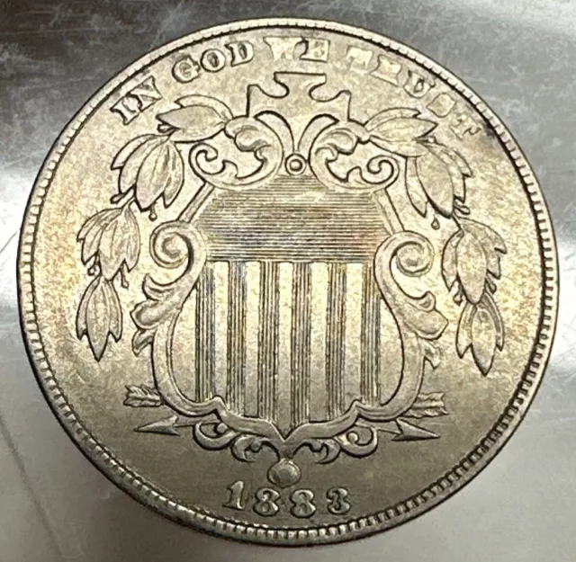 1883 Shield Nickel, Choice BU++