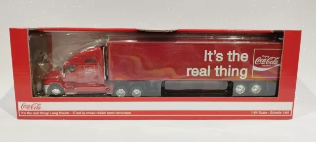 1:64 Coca Cola  Transporter Hauler Tir Camion semi remorque Official Product NEW