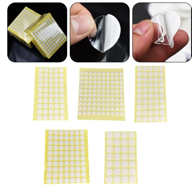 Doppelseitiges Klebeband für spurlosen Kleber 5 Blatt transparentes Acryl