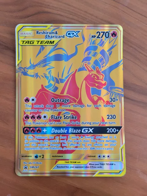 Reshiram & Charizard GX SM 247 