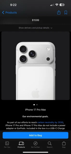 iPhone17Pro（1TB・シルバー・SIMフリー） 15日まで限定出品